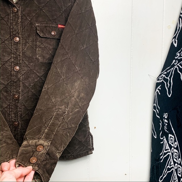 [SALE] ROXY Jeans quilted corduroy coat - Picture 6 of 8